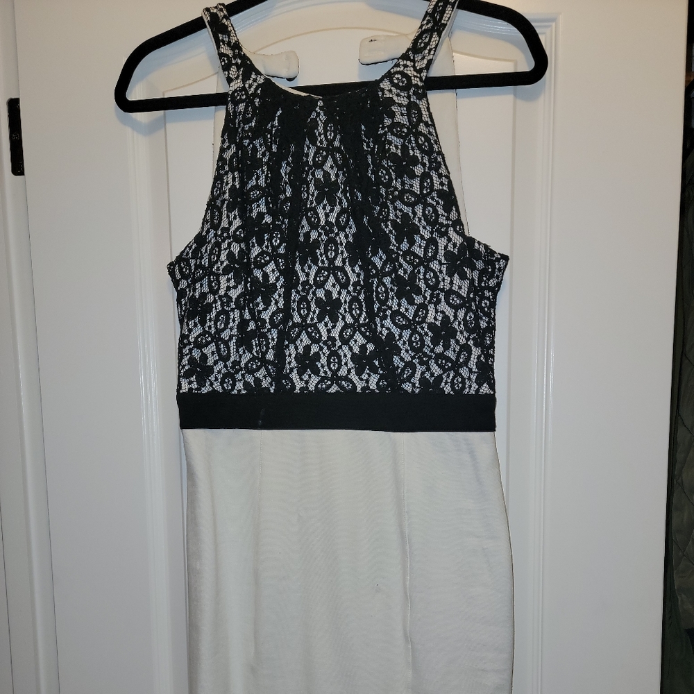 Black laced dress